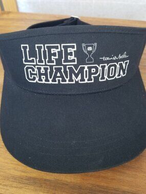 Travis Mathew Adjustable Black Golf Visor